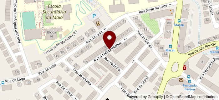 Rua de Mo�ambique, Maia