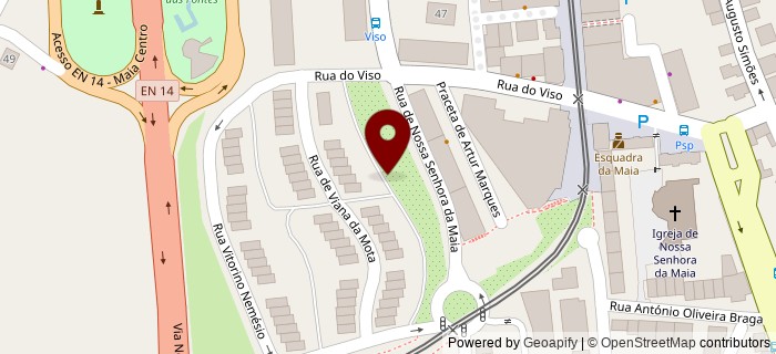 Rua Vitorino Nem�sio, Maia