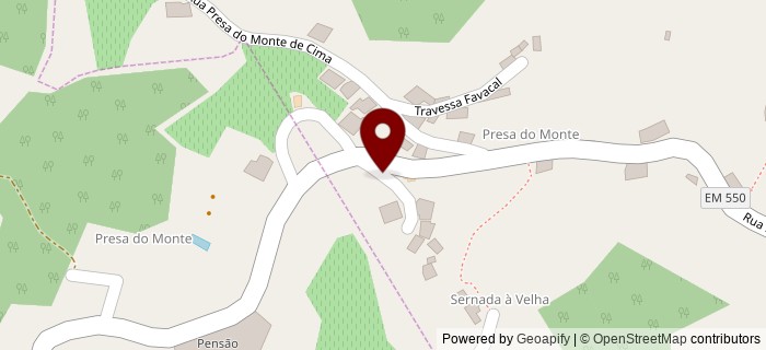 Rua Mato da Cancela, Presa do Monte