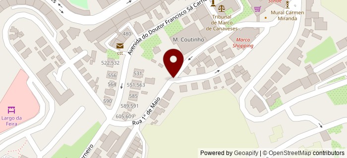 Rua 1� de Maio, Marco de Canaveses