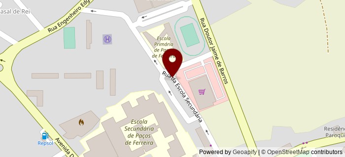 Rua da Escola Secund�ria, Pa�os de Ferreira