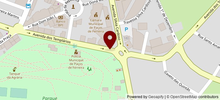 Avenida dos Templ�rios, Pa�os de Ferreira