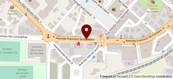Avenida Doutor Francisco S� Carneiro, Paredes