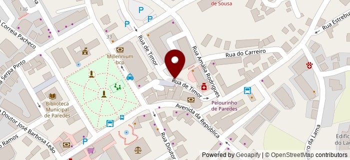 Rua de Timor, Paredes