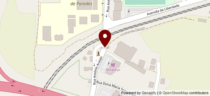 Rua Padre Ant�nio de Ara�jo, Paredes