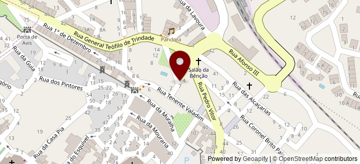 Rua Albergue Dona Mariana, Beja