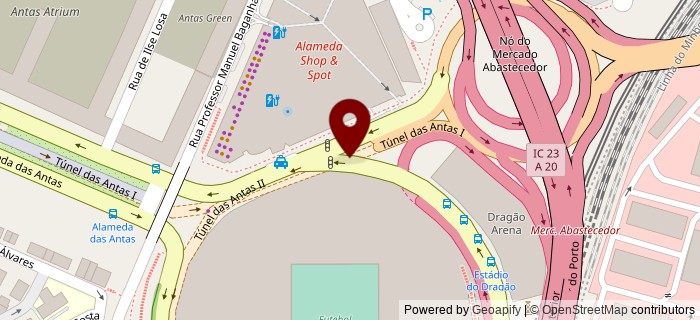 Via do Futebol Clube do Porto, Porto