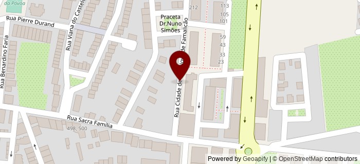 Rua da Cidade de Vila Nova de Famalic�o, P�voa de Varzim