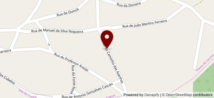 Rua do Caminho das Azenhas, P�voa de Varzim