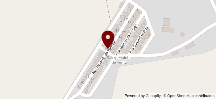 Rua Marqu�s de Pombal, Beja