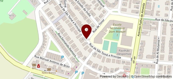 Rua de S�o Tom� e Pr�ncipe, Beja