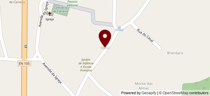 Travessa da Estrada Nacional 105, Carreira