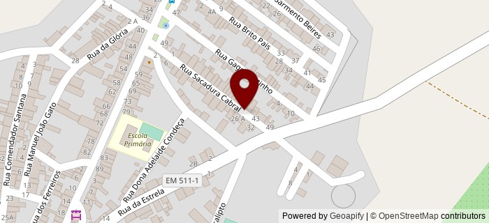 Rua Sacadura Cabral, Cabe�a Gorda