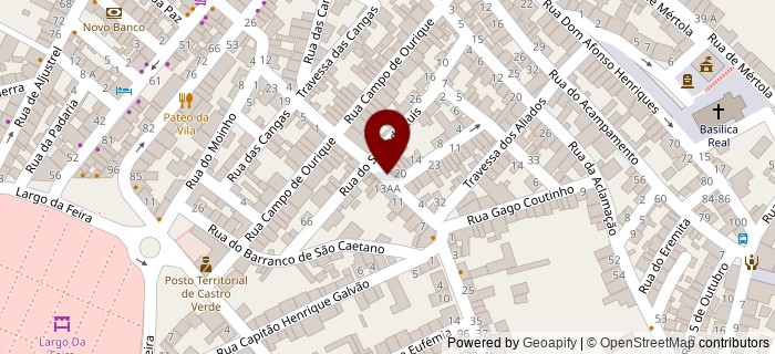 Rua Sacadura Cabral, Castro Verde