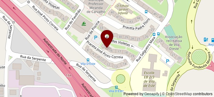 Praceta Salvador Vieira da Silva, Vila Nova de Gaia