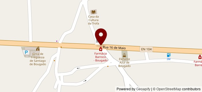 Rua Alminhas Santa Barbara, Santiago do Bougado