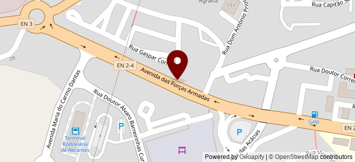 Rua Projectada Avenida For�as Armadas, Abrantes