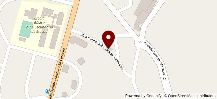 Rua Doutor Jo�o Calado Rodrigues, Ma��o