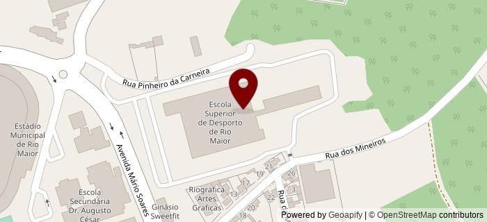 Rua Escola Superior de Desporto, Rio Maior