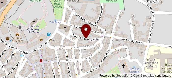 Rua da Capinha R�ta, Moura