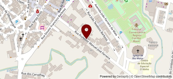 Rua Professor Manuel Jos� Ferreira, Rio Maior