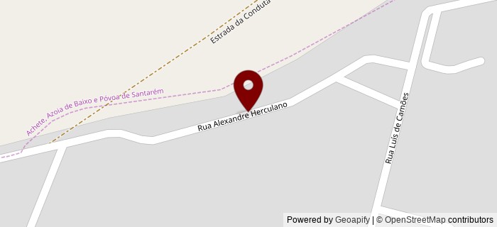 Rua Alexandre Herculano, Alcanh�es