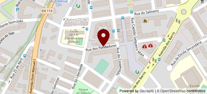 Rua dos Fundadores, Alcochete