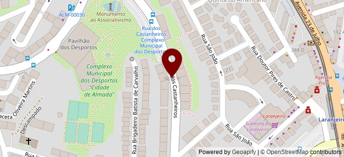 Rua dos Castanheiros, Almada