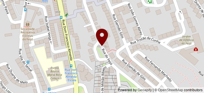 Traseiras da Rua do Feij�, Almada