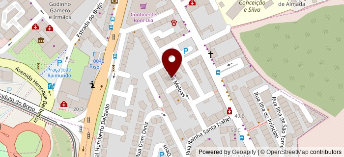 Rua das Meloas, Almada