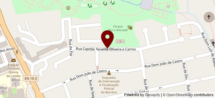 Rua Capito Tenente Oliveira e Carmo, Quinta da Lomba