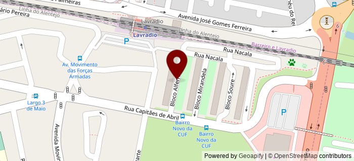 Praceta do Bloco Alferrarede, Barreiro