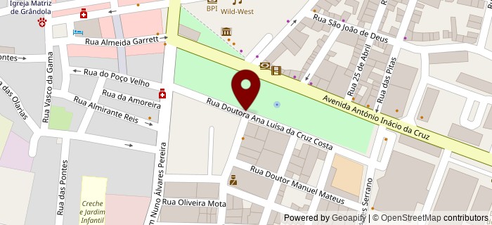 Rua Dona Ana Lu�sa da Cruz Costa, Gr�ndola