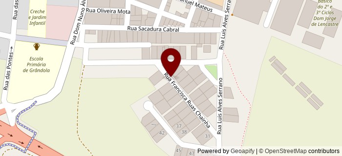 Rua Francisco Eduardo Douwens, Gr�ndola