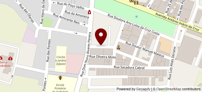 Rua Jos� Vicente Serrano, Gr�ndola