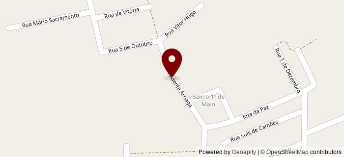 Rua Presidente Arriaga, Penteado