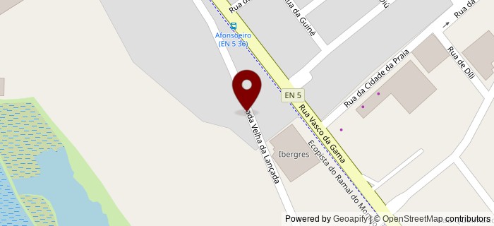 Estrada Velha da Lan�ada, Montijo