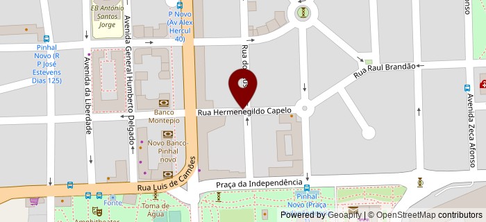 Rua Hermenegildo Capelo, Pinhal Novo