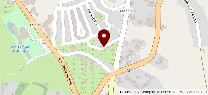 Rua da Corti�a, Santiago do Cac�m