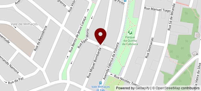 Rua M�rtires da P�tria, Vale de Milha�os