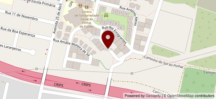 Rua Angelina Vidal, Pinhal de Frades