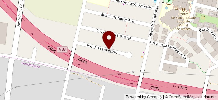 Rua das Laranjeiras, Pinhal de Frades