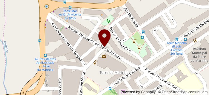 Praceta Quinta de Santa Rita, Torre da Marinha