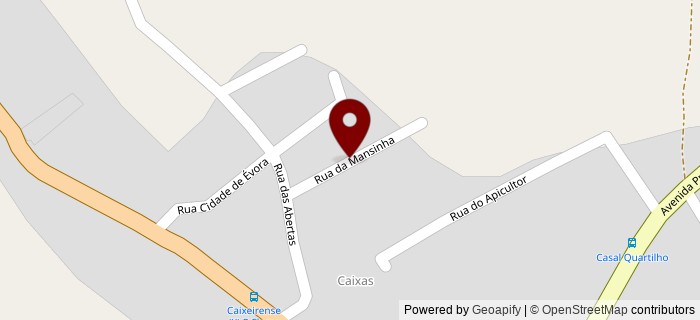 Rua da Mansinha, Caixas