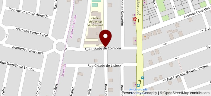 Rua Cidade de Coimbra, Caixas