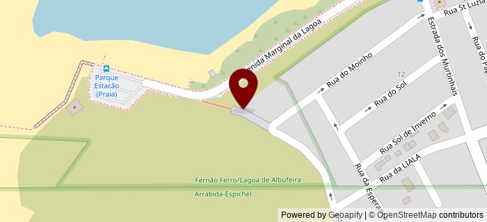 Estrada da Mata, Lagoa de Albufeira