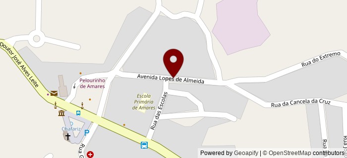Avenida Lopes de Almeida, Amares