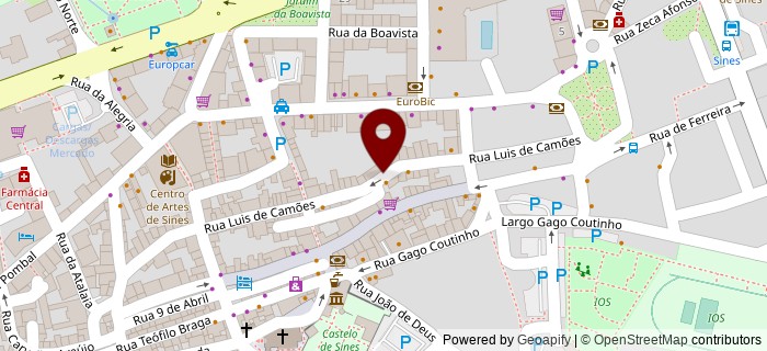 Rua Lu�s de Cam�es, Sines