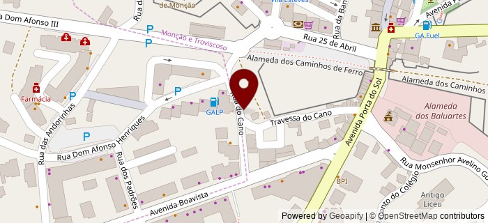 Praceta do Cano, Mon��o