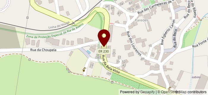 Travessa da Bela Vista, Paredes